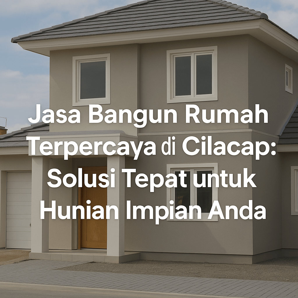 Jasa Bangun Rumah di Cilacap: Solusi Tepat untuk Hunian Anda