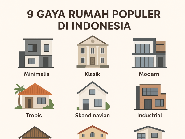 9 Gaya Rumah Populer di Indonesia