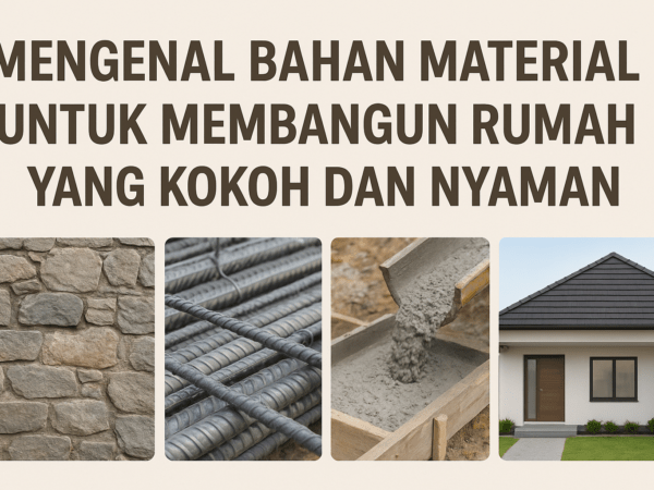 Mengenal Bahan Material Bangun Rumah yang Kokoh dan Nyaman