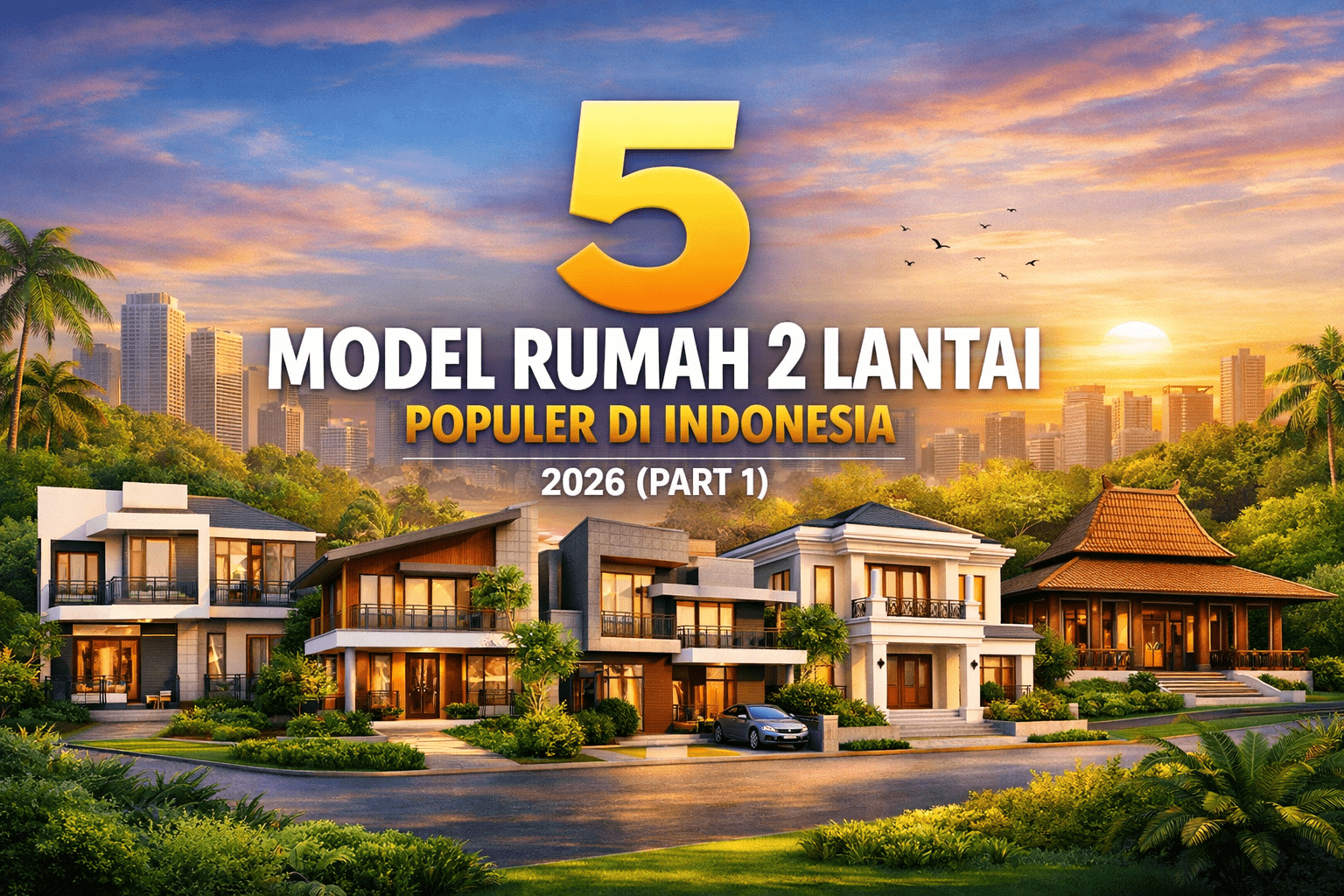5 Model Rumah 2 Lantai Populer di Indonesia 2026 (Part 1)