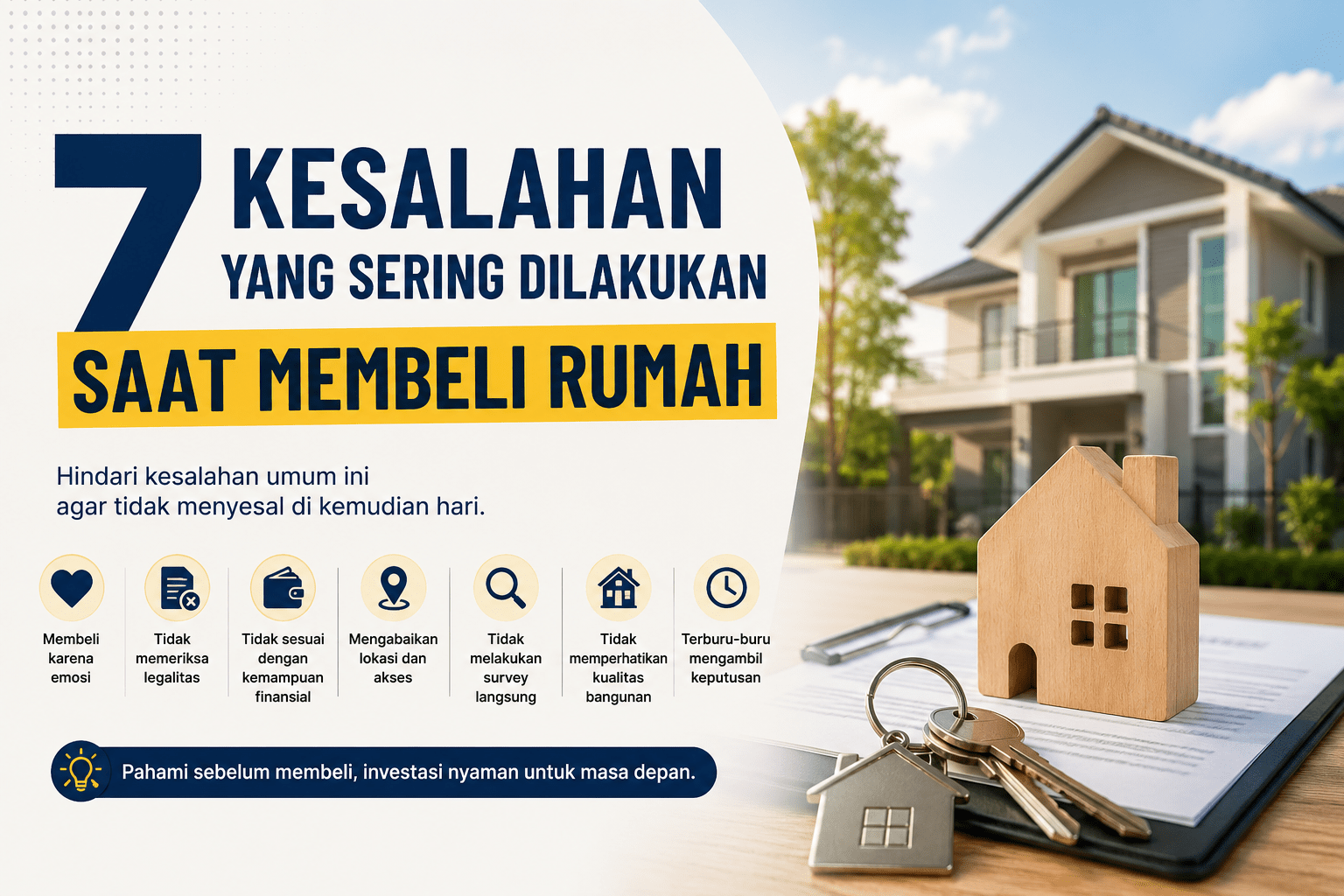 7 Kesalahan yang Sering Dilakukan Saat Membeli Rumah