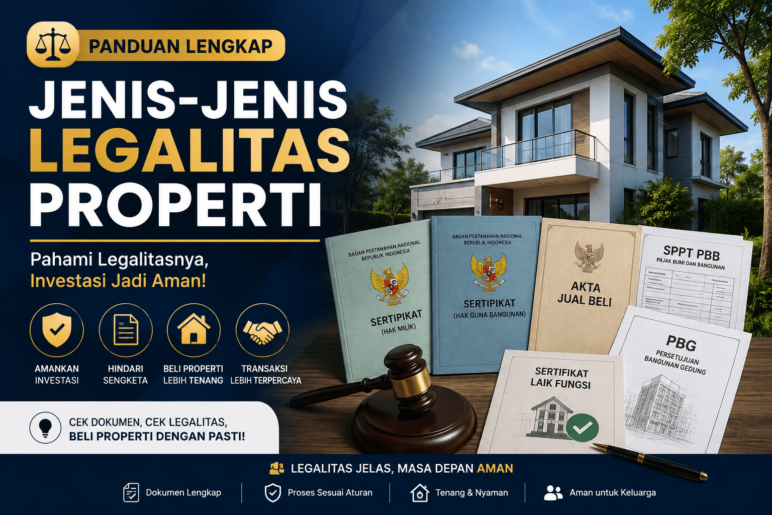 Jenis-Jenis Legalitas Properti yang Wajib Dipahami Sebelum Membeli